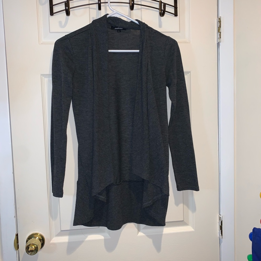 Grey cardigan